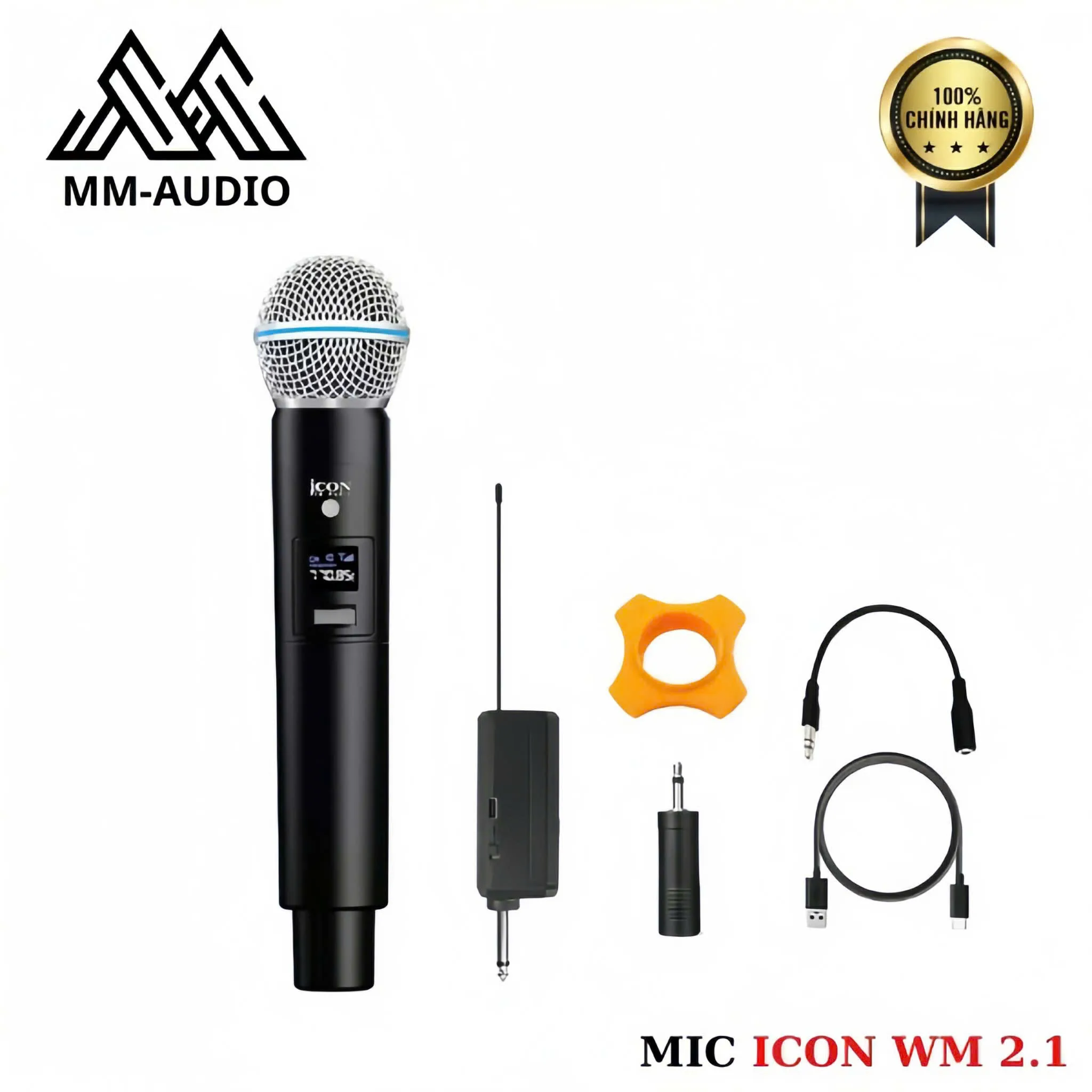 Micro Không Dây iCon WM2.1 ( 1 mic ) Wireless Micro